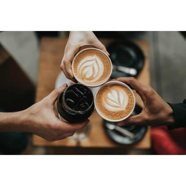 Cà phê sữa nóng
